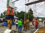 Bupati Meminta Dengan Tegas Gapura Milik Pemda Parimo Dibangun Secepatnya