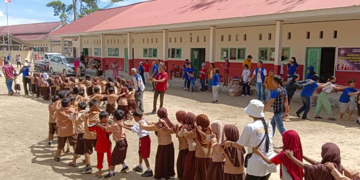 SSGI Bantu Kembalikan Keceriaan Siswa Korban Banjir Torue