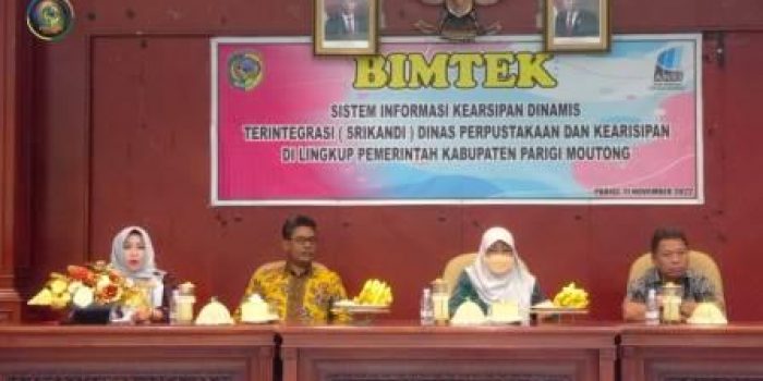 Pemda Parimo Melaksanakan Kegiatan Bimtek Aplikasi Srikandi