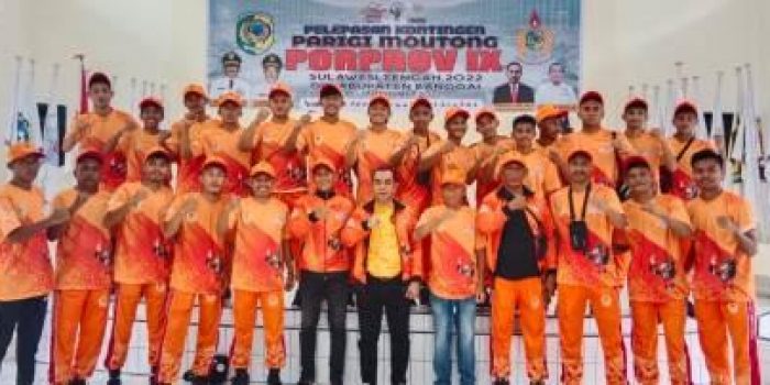Ketua KONI Parimo Lepas Kontingen Cabor Sepak Bola Porprov IX Banggai