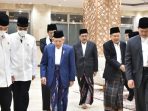 Wamenag Dampingi Wapres Salat Idulfitri 2023 di Masjid Istiqlal