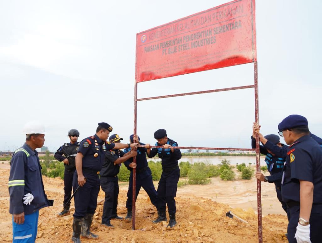 KKP Hentikan Proyek Reklamasi Galangan Kapal PT. BSI