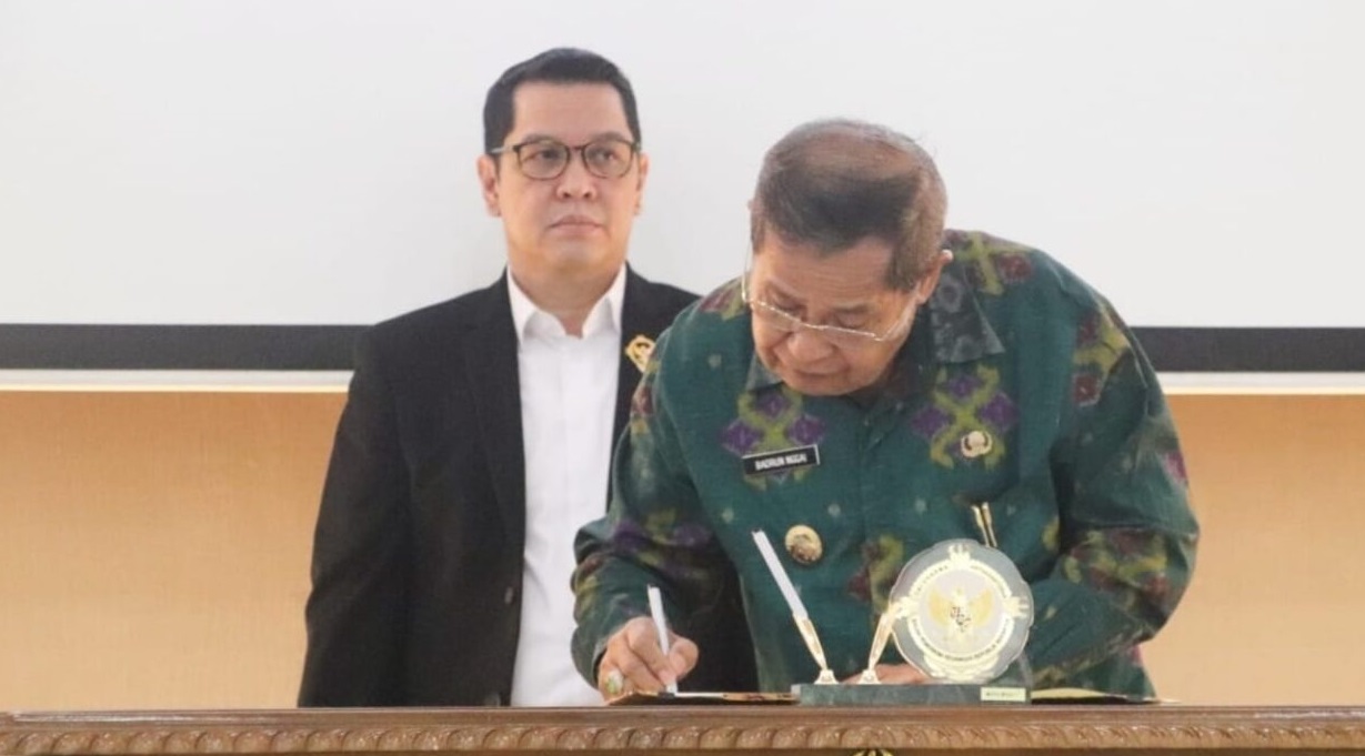Wabup Tandatangani Komitmen Percepatan Penyelesaian Tindak Lanjut Rekomendasi Hasil Pemeriksaan BPK
