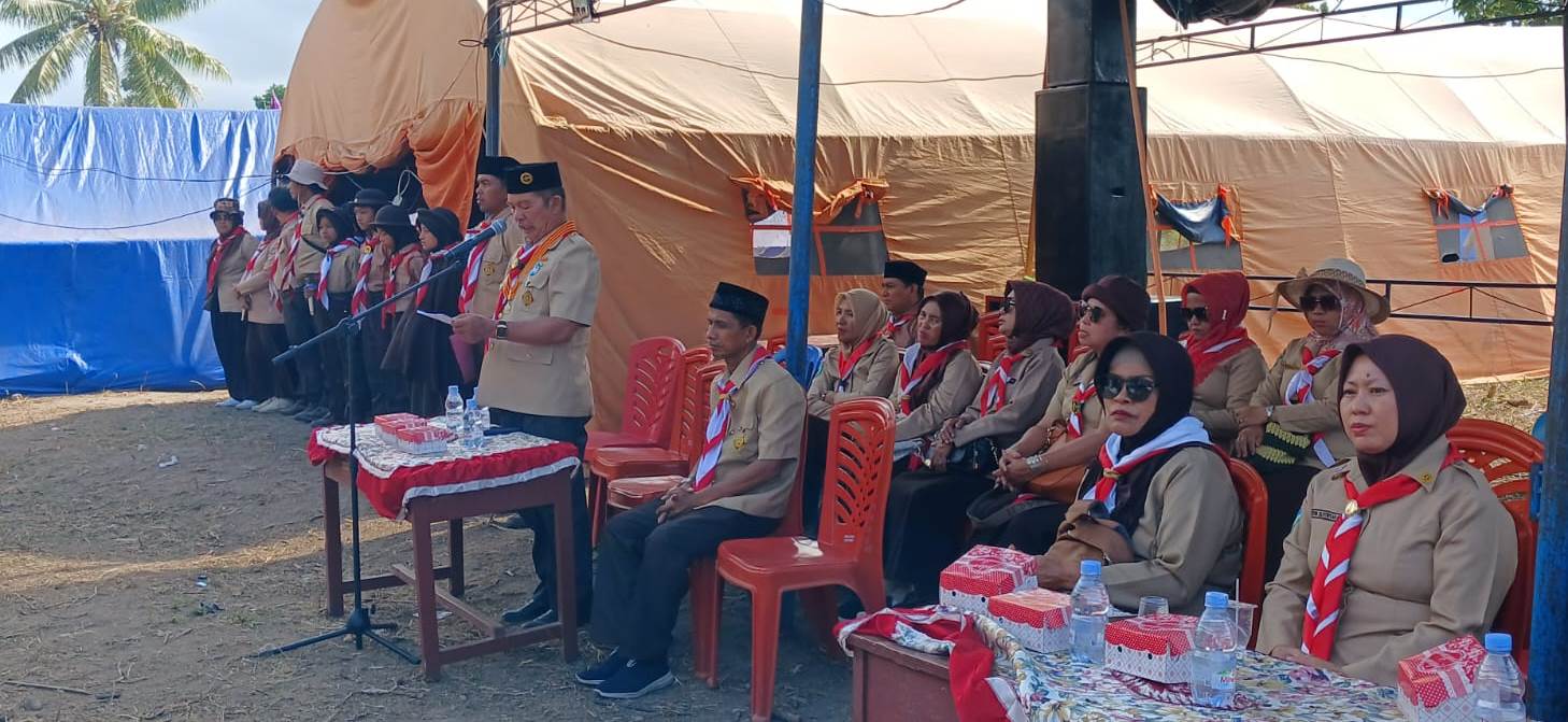 Kemah Penggalang HUT Pramuka ke 62 Ditutup, SMPN 3 Parigi Juara Umum
