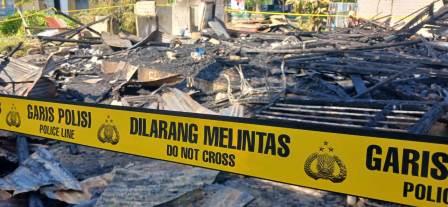 Kebakaran Hanguskan Satu Rumah Warga Loji Parimo