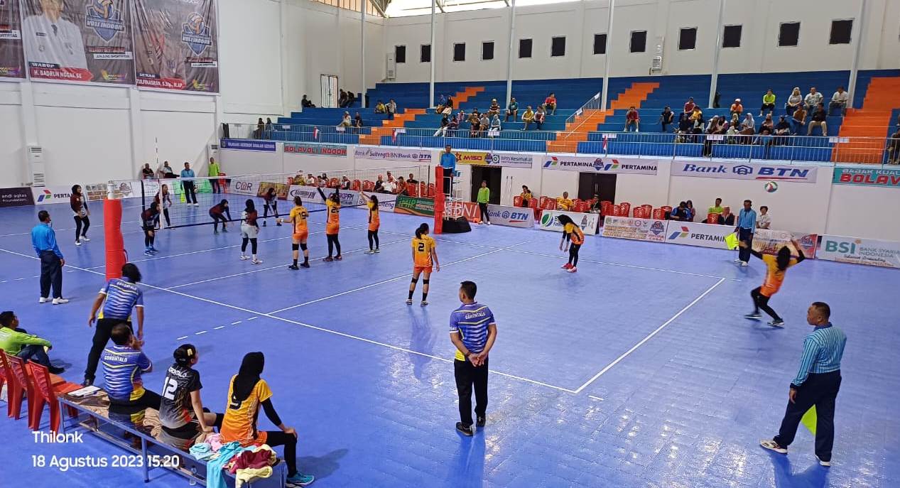 Tim Voli Putri Sulbar Menang Lawan Gorontalo