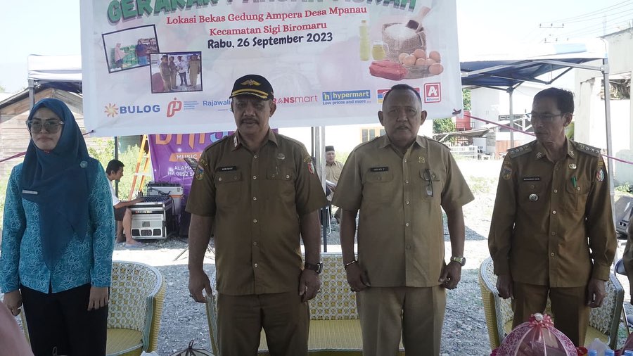 Sekda Sigi Buka Secara Resmi Kegiatan Gerakan Pangan Murah