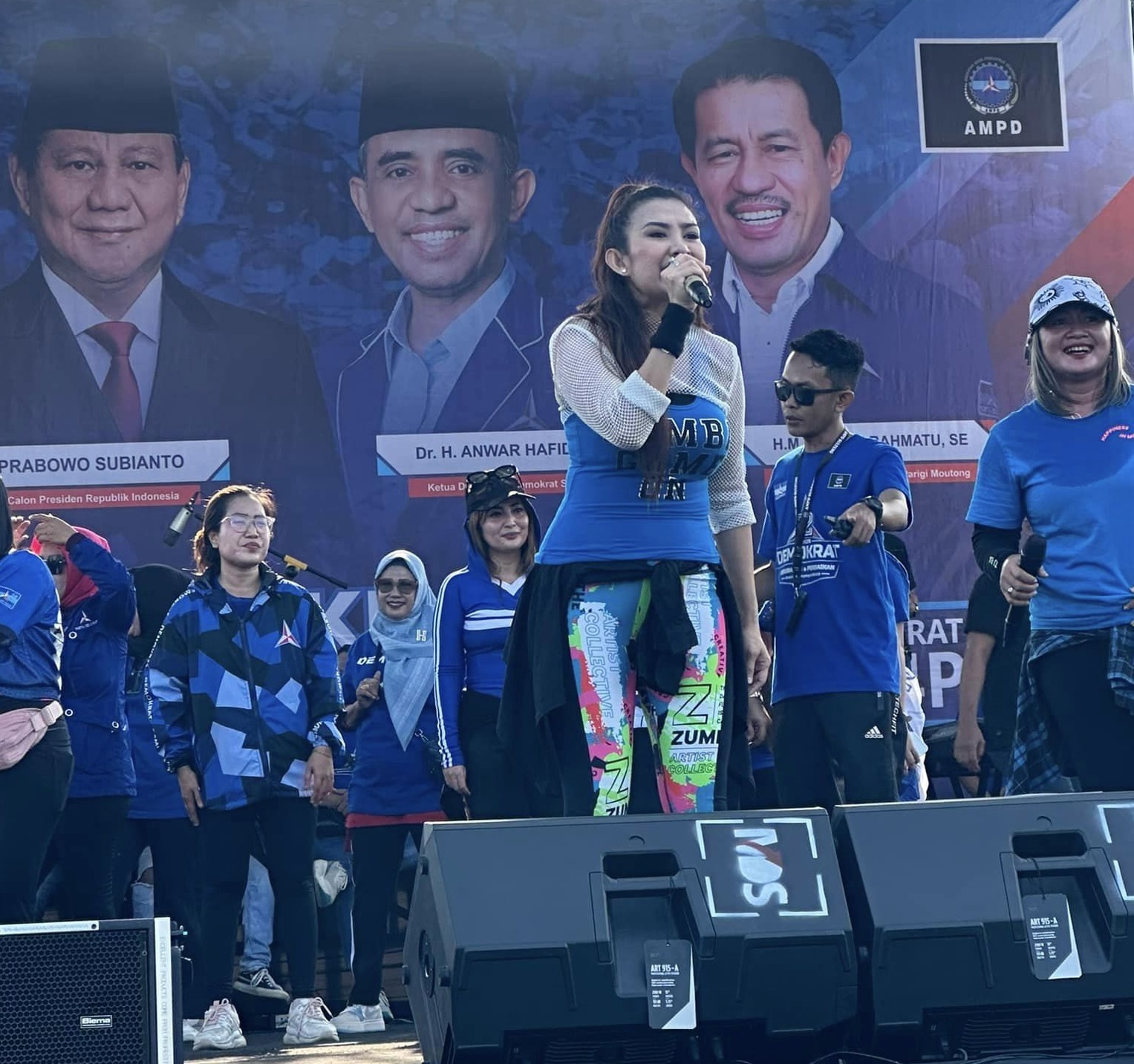 Ribuan Masyarakat Parimo Ramaikan HUT Partai Demokrat ke 22