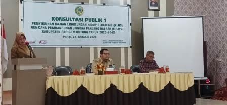 DLH Parigi Moutong Gelar Konsultasi Publik Susun KLHS RPJPD