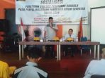 Bawaslu Parimo Gelar Sosialisasi Peraturan dan non Peraturan Bawaslu Pada Penyelenggaraan Pemilu Serentak 2024