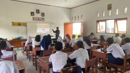Lewat Pembekalan Bela Negara, Babinsa Masuk Sekolah Beri Pemaham Cinta Tanah Air