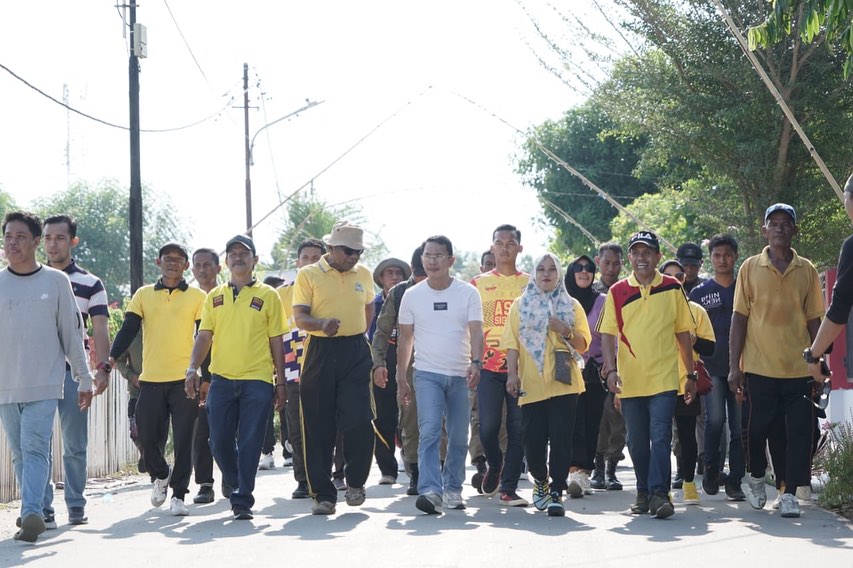 HUT ke - 59 DPD Partai Golkar Kabupaten Sigi Gelar Jalan Santai