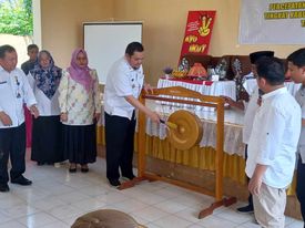 Pencanangan Kampung KB di Palasa Dirangkaikan Penguatan Kelembagaan Desa Layak Anak