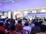 Bupati Poso Ajak ASN Tingkatkan Pelayanan dan Sinergitas Dalam Rapat Kerja