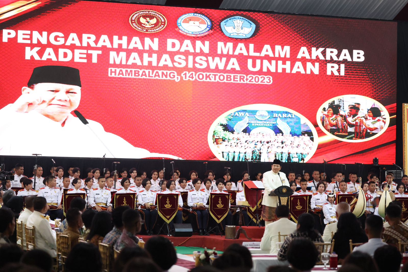 Menhan RI Beri Pengarahan Kadet Mahasiswa UNHAN RI