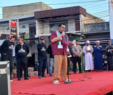Dihadiri Pj Bupati, Ratusan Warga Parimo Gelar Aksi Solidaritas dan Doa untuk Palestina