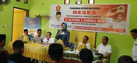 Wakil Ketua DPRD Sulteng Reses di Dapilnya Serap Aspirasi Masyarakat