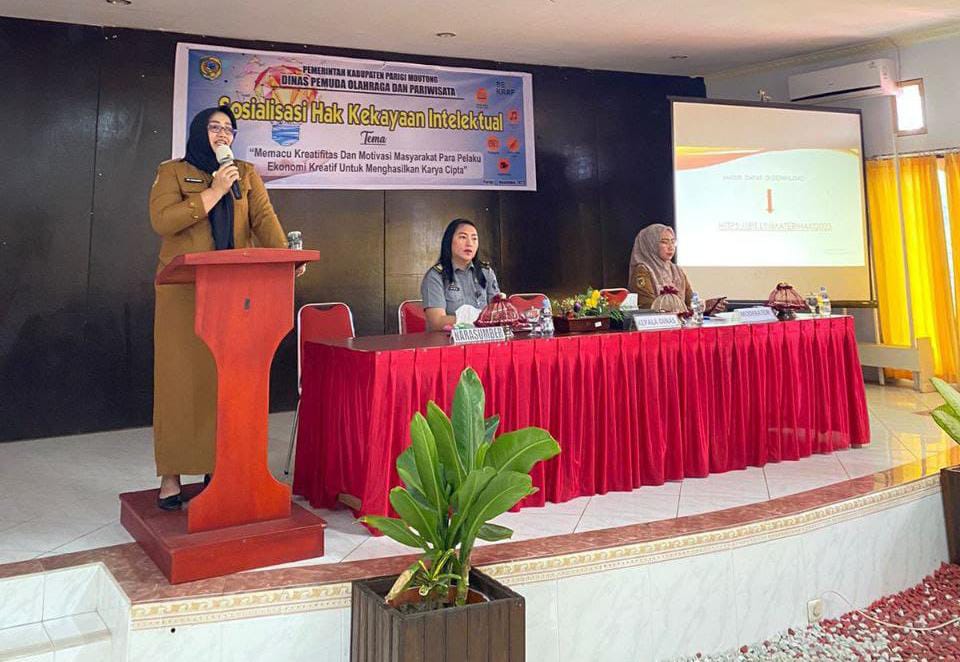Disporapar Parimo Sosialisasikan Hak Kekayaan Intelektual