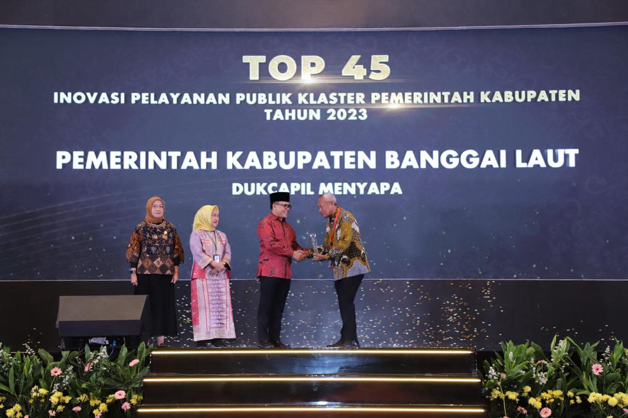 Pemda Balut Raih Penghargaan Inovator Top Terpuji KIPP 2023