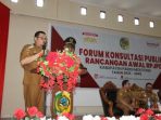 Pj Bupati Parimo Buka Forum Konsultasi Publik Rancangan Awal RPJPD Tahun 2025-2045