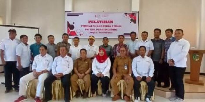Buka Pelatihan Pembina PMR, Begini Pesan Pemkab Parimo