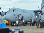 Presiden Jokowi Saksikan Penyerahan Pesawat Hercules untuk TNI AU