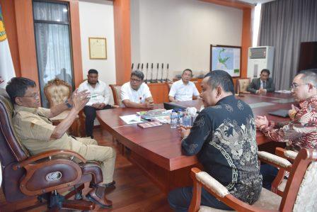 Gubernur Buka Peluang Investasi Bersama Ceo PT. Sinar Naga Konstruksi