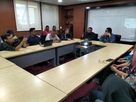 Richard Arnaldo Audiens ke Kementerian Kominfo RI