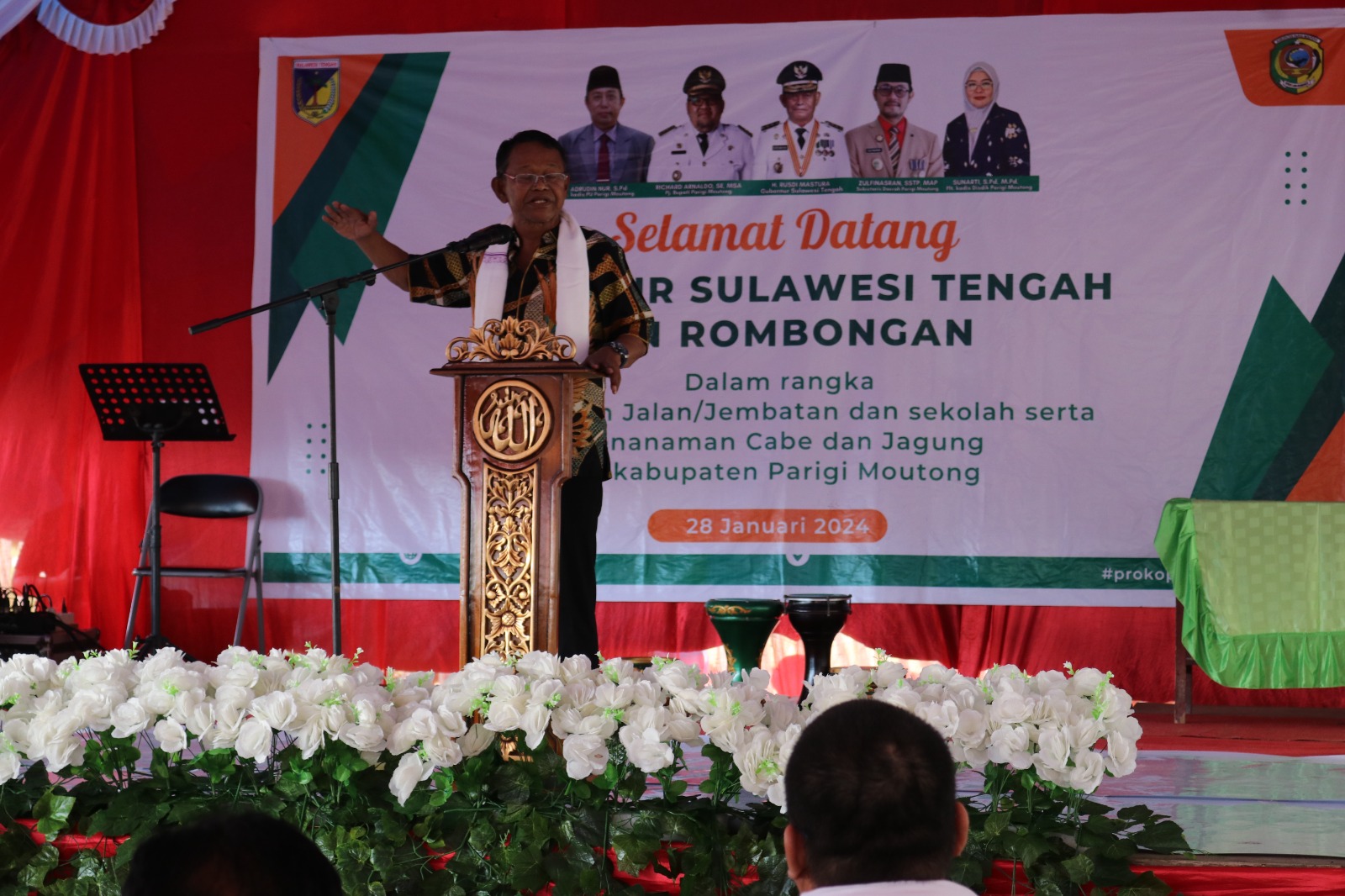 Gubernur Sulteng Lakukan Kunker di Parimo