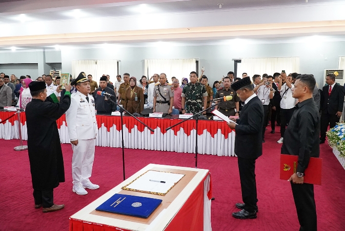 Rifani Pakamundi Resmi Dilantik Sebagai Penjabat Bupati Donggala.