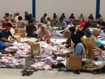 KPU Parimo Mulai Sortir dan Lipat Surat Suara Pemilu 2024