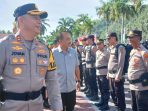 Kapolres Parimo ke Personel PAM TPS: Hindari Sikap Arogan