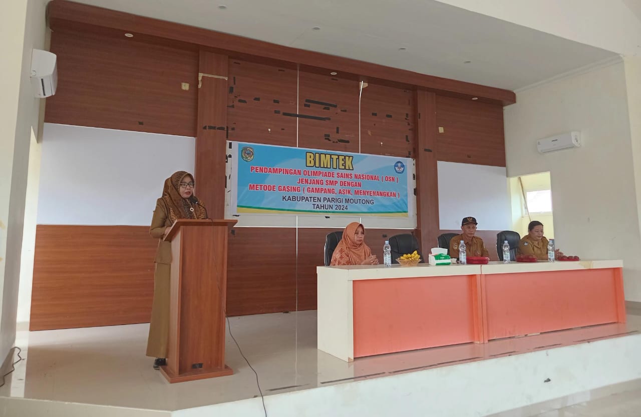 Disdikbud Parimo Gelar Bimtek Pendampingan OSN Jenjang SMP dengan Metode Gasing