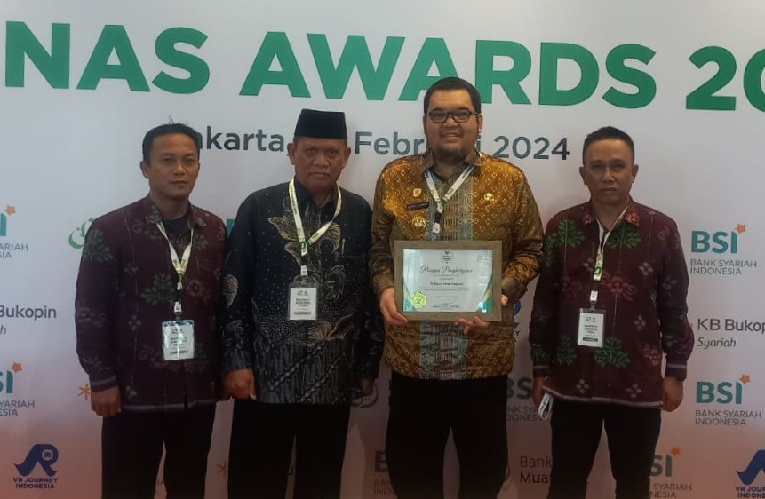 Pj Bupati Parimo Jadi Salah Satu Penerima Penghargaan Baznas Awards 2024