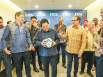 Erick Thohir Pamer Training Center Bali United kepada Delegasi FIFA