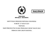 14 Februari 2024 Ditetapkan Sebagai Hari Libur Nasional