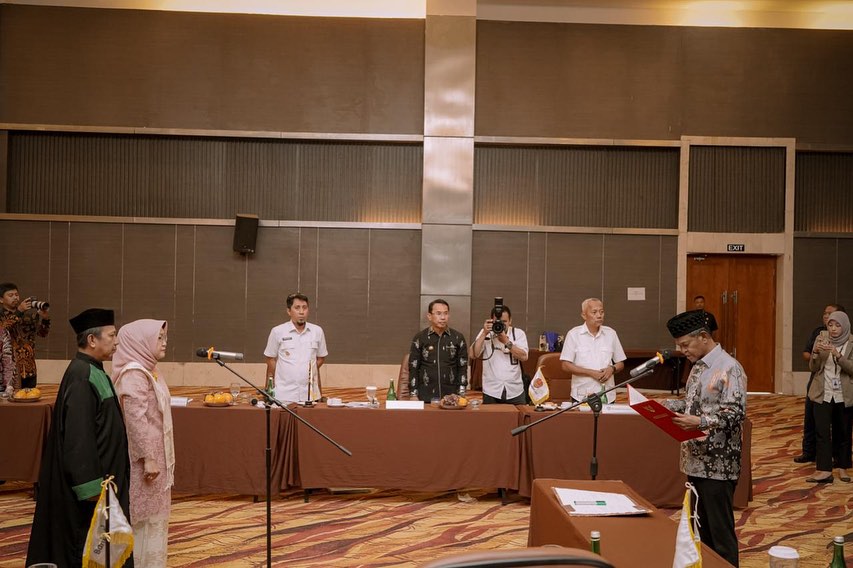 Bupati Sigi Hadiri Pelantikan Direktur Utama PT Bank Sulteng