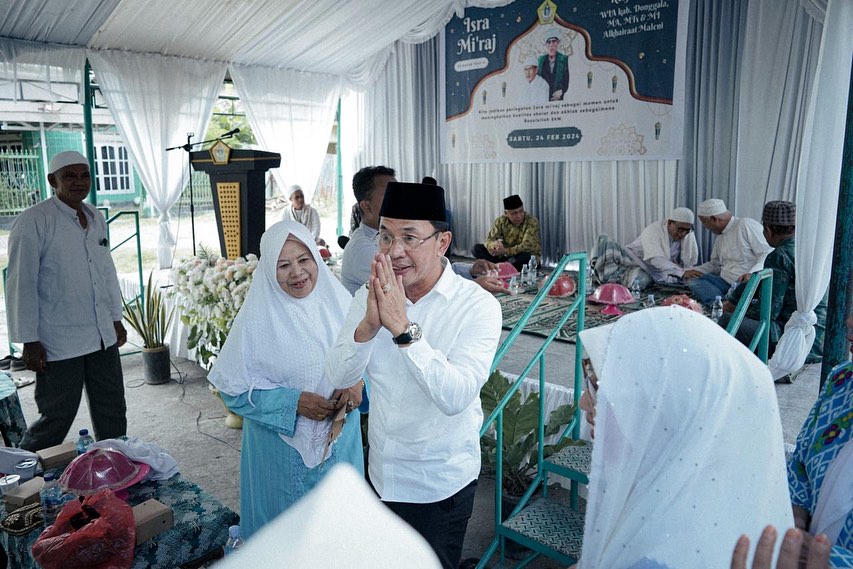Bupati Sigi Hadiri Peringatan Isra Mi’raj di Donggala