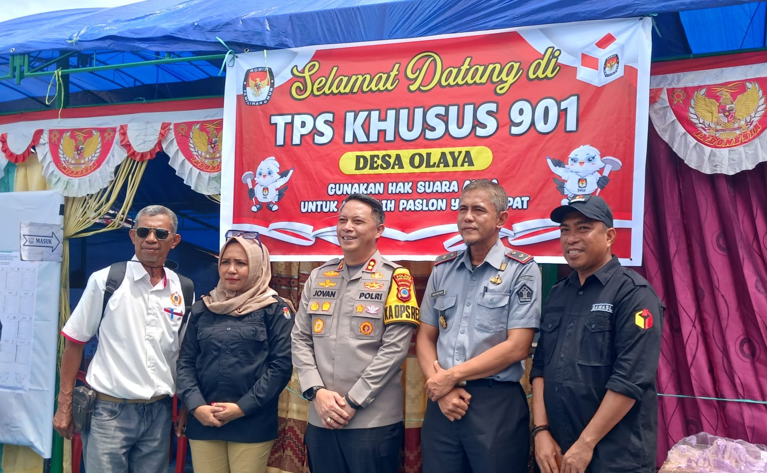 270 Warga Binaan Lapas Kelas III Parigi Salurkan Hak Suaranya