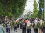 Jelang Hari Pemilihan, KPU Sulteng Gelar Jalan Santai