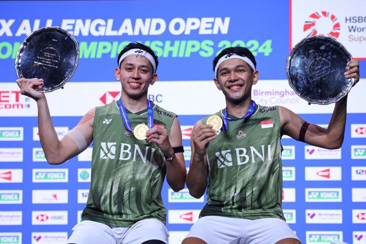 Fajar/Rian Raih Juara Ganda Putra, Indonesia Juara Umum All England 2024