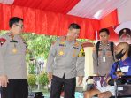 Berkunjung ke Polresta Palu, Kapolda Sulteng Bagikan Bantuan Sembako dan Kursi Roda