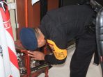 Kantor KPU Sulteng Disterilisasi Gegana Satuan Brimob