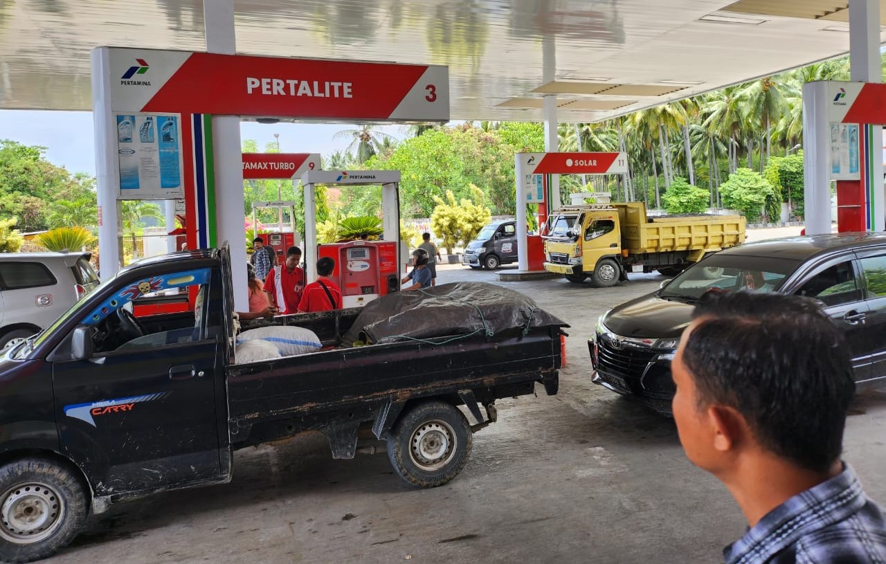 Polres Banggai Perketat Pengawasan SPBU Menjelang Mudik Lebaran
