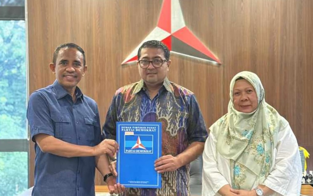 Maju di Pilkada Sulteng, Pasangan Anwar-Reny Kantongi Rekomendasi DPP Partai Demokrat