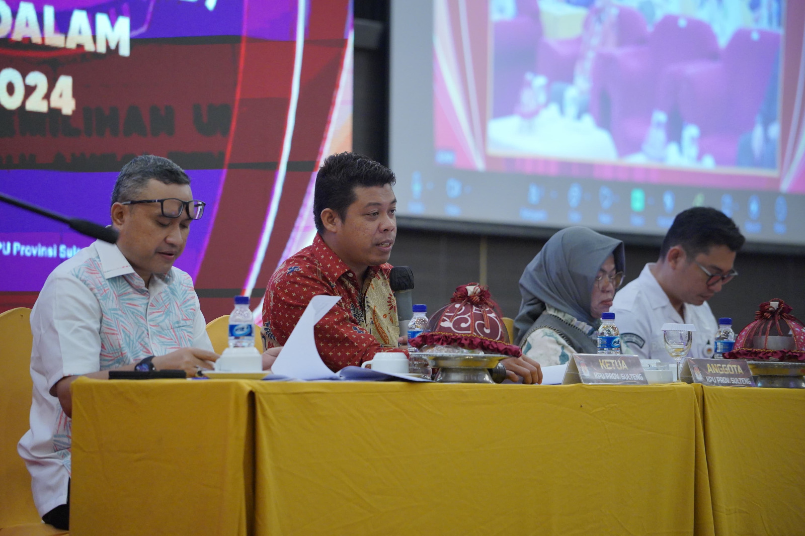 KPU Sulteng Gelar Rapat Pleno Terbuka Penetapan Caleg Terpilih