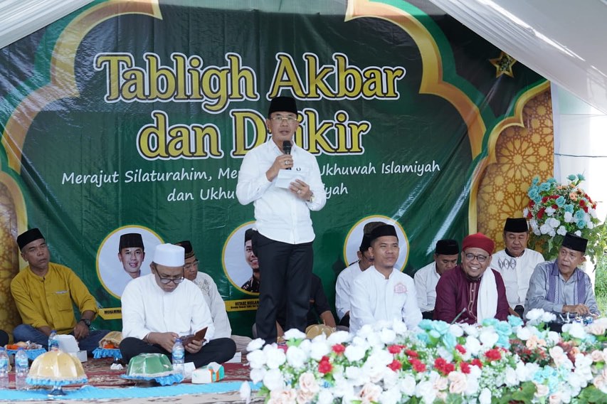 Ketua Kosgoro Sulteng Hadiri Tabligh Akbar di Bambalemo