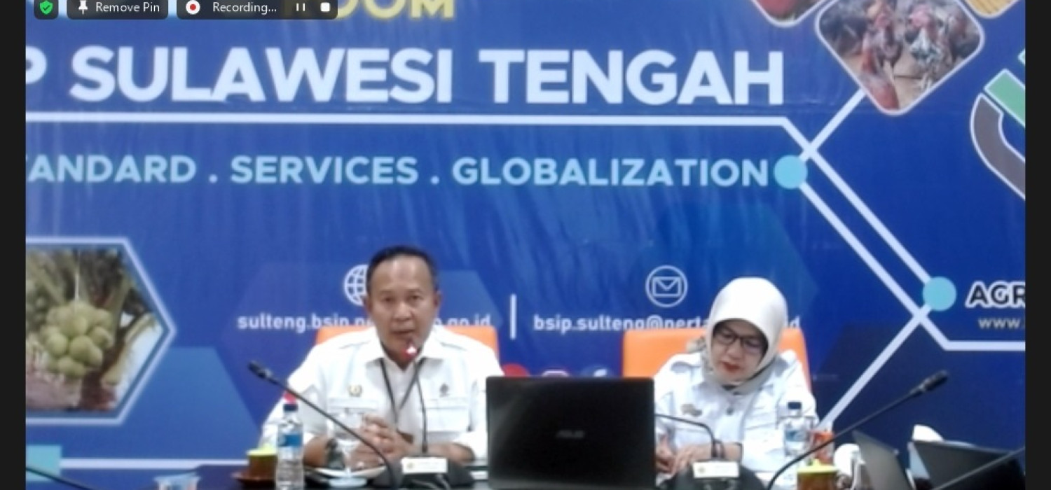 BSIP Sulteng Gelar Rakor Percepatan Realisasi PAT dan Padi Gogo