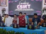 Pj Bupati Parimo Hadiri Launching CSIRT