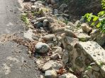 Pekerjaan Ruas Jalan Pembuni – Bronjong Bernilai Rp 7,1 Miliar Diduga Gagal Konstruksi